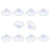 Qjaiune Glass Table Suction Cups, 10-Pack - 20mm Rubber Suction Cups, Anti-Collision Desk Suction Pads