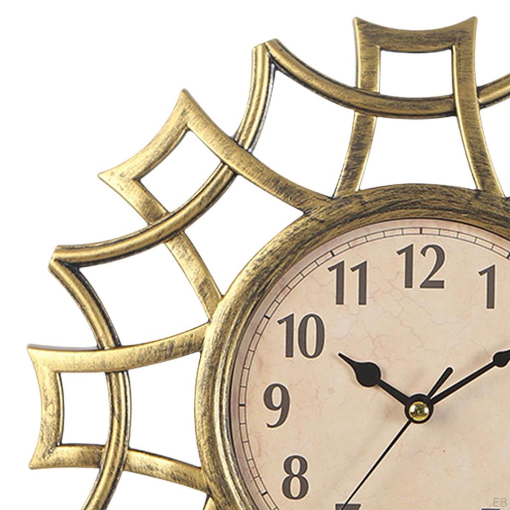 10-Zoll-Wanduhr im Retro-Stil für Wohnzimmer- und Küchen-Dekoration