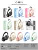 New Wireless Bluetooth Over-Ear Headphones C-2235: Dual Mode, Rechargeable, Fashionable, for Gaming & Sports, Deep Bass
