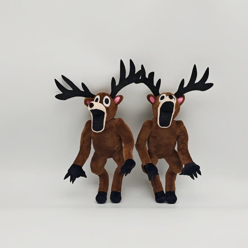 Non-Toxic New 99 Nights Inthe Forest Deer Plush Toys Movie Stuffed Animals Deer Toy Fans Birthday Gifts Toys For Kids Halloween Gifts