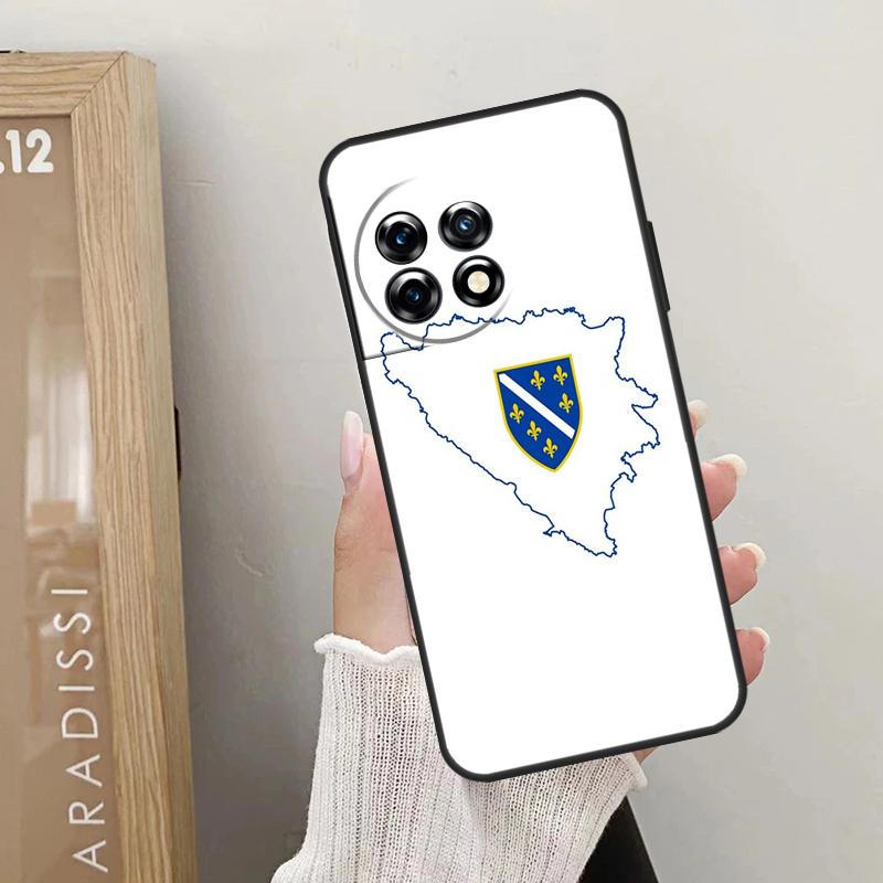 Bosnia Flag Case For OnePlus Nord CE 5 3 4 Lite N20 N30 OnePlus 13T 10T 8T 11 12 13 15 R 9 10 Pro Cover