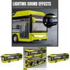 Legierungs-Busmodell mit Ton- und Lichtsteuerung für Sammler und Kinder
