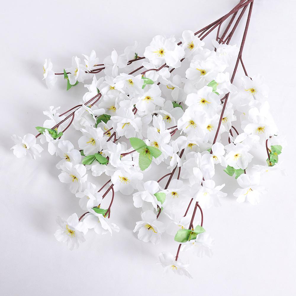 1/3Pcs Peach Blossom Artificial Flowers Bouquet Silk Fake Flowers for Home Decor Garden Wedding Decoration Outdoor Vase Ornament