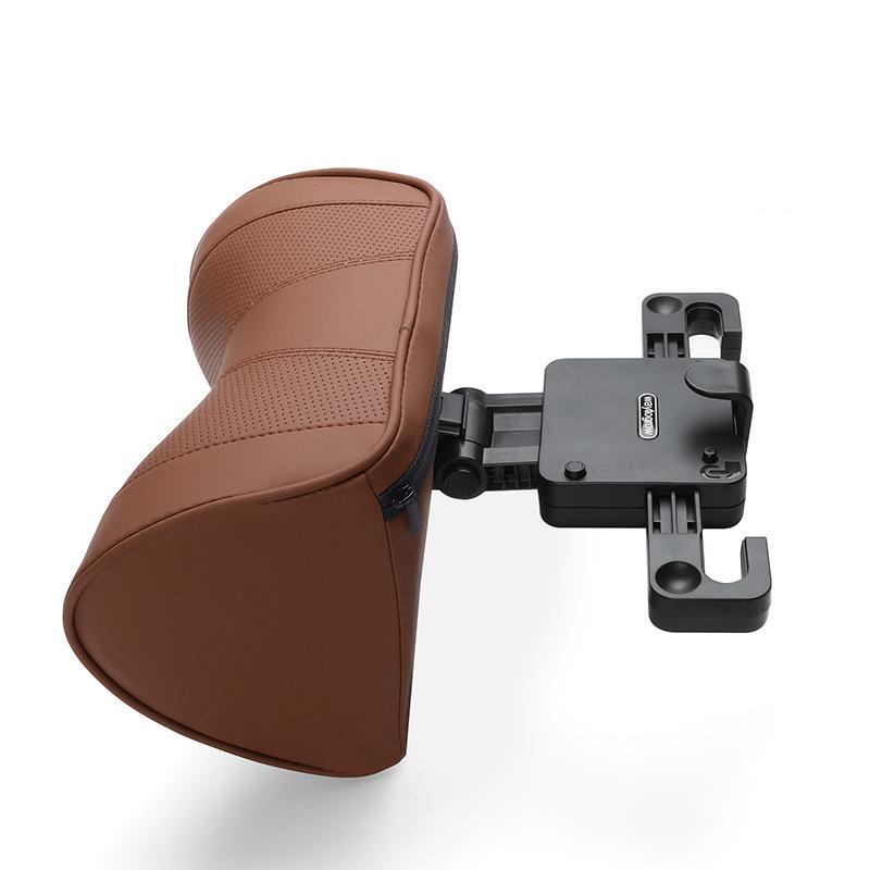 Mechanically Adjustable Universal Style Seat Headrests Car Seat Neck Protectors Relieve Head Pain Car Memory Cotton PU Headrests