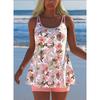 New Tankini Women's Swimsuit Swimsuit Y2 High Elastic Breathable Thin Removable Chest Pad