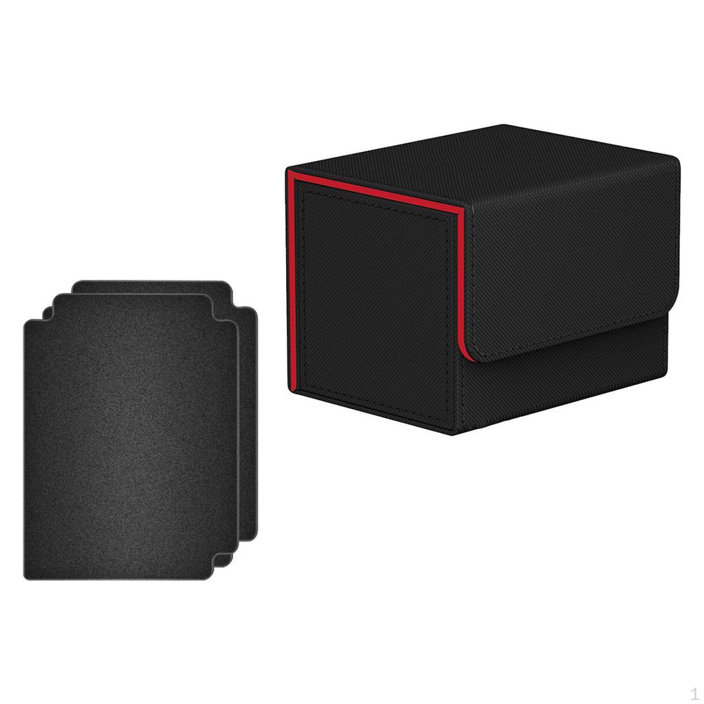 Card Deck Box PU Leather Organizer Protector Holder