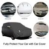 Universal Exterior Car Cover With Reflective Strip Sun Protection UV Scratch-Resistant Dustproof Waterproof Car Full Cover Amagi