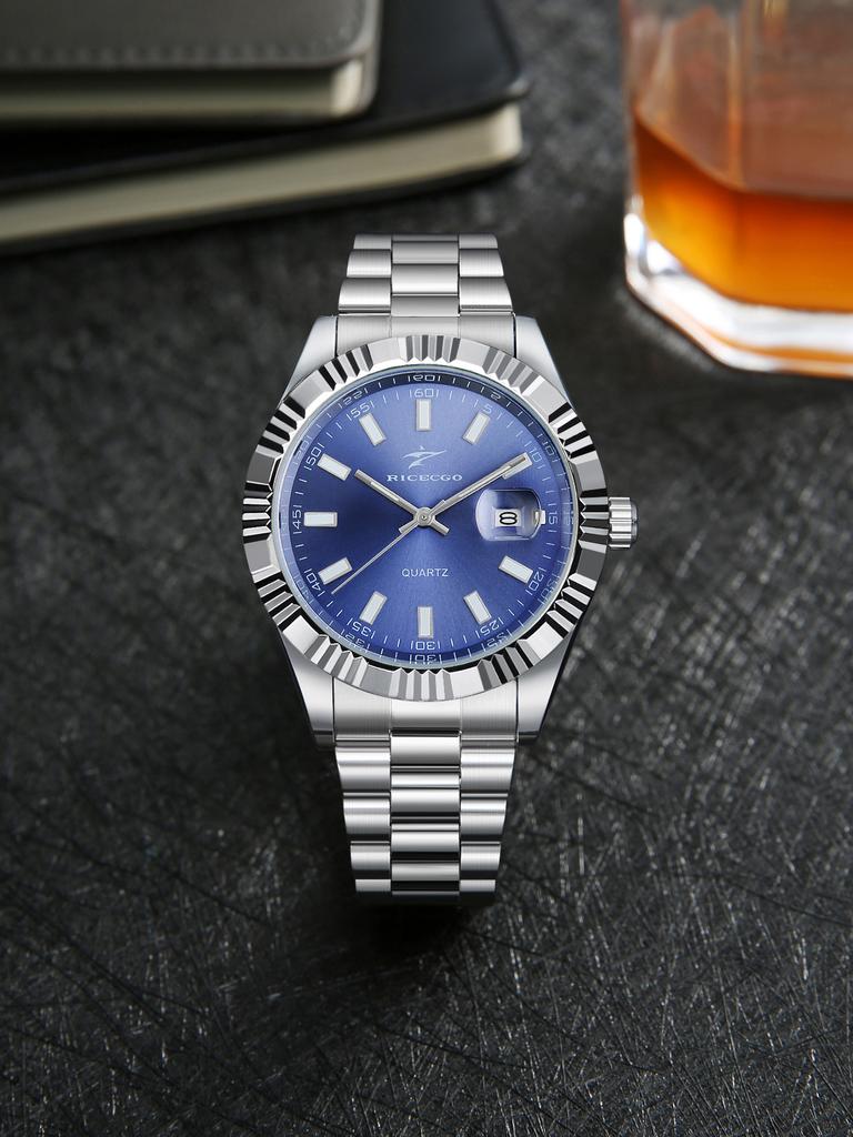 Men's Round Pointer Quartz Watch Stylish and Durable Design Suitable for Daily Wear an Excellent Gift for Him