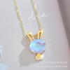 Rabbit Necklace Female Light Luxury Simple Temperament Cute Zodiac Pendant