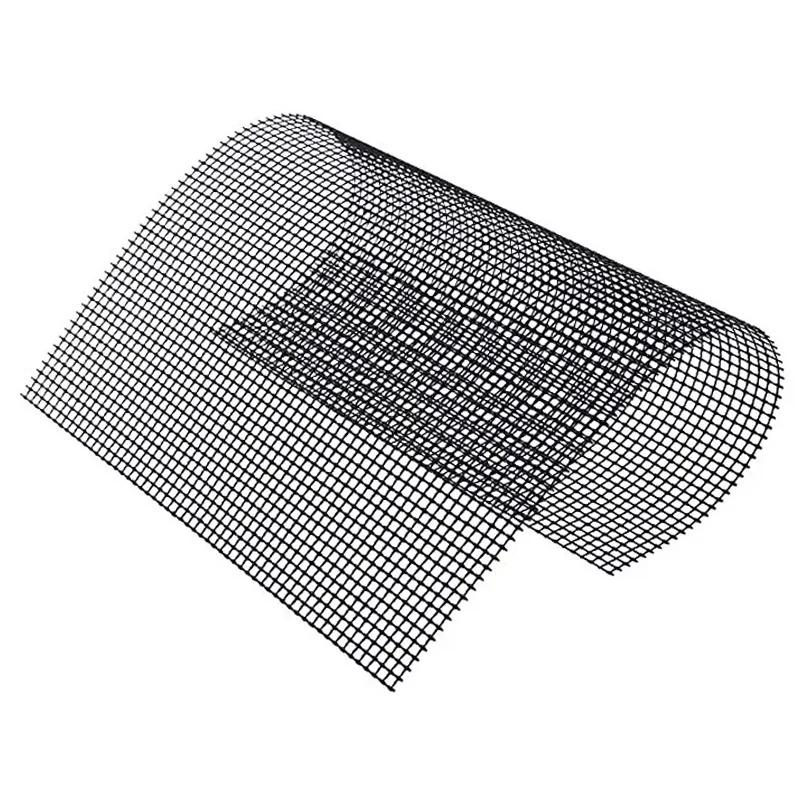 2Pcs BBQ Mesh Grill Mat Non-stick Barbecue Mat Reusable BBQ Mat Grill Sheet Liner PTFE Fiberglass Cooking Mat BBQ Accessories