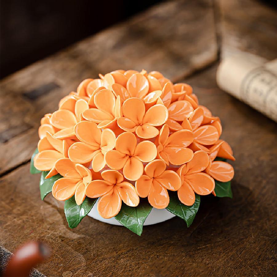 

Ручная работа Керамическая Цветочная Нить Основа для Благовоний Домашний Декор Гостиной Кадило