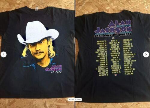 1992 Alan Jackson On Tour TShirt Alan Jackson Don039t Rock The Juke Box Tour TS Unisex T-Shirt L