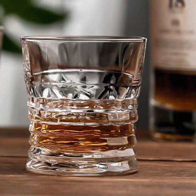 1pcs Whisky Wine Glasses Home Thickened Crystal Glass Western-style Wine Glasses Creative High-end Beer Glasses Christmas Gifts