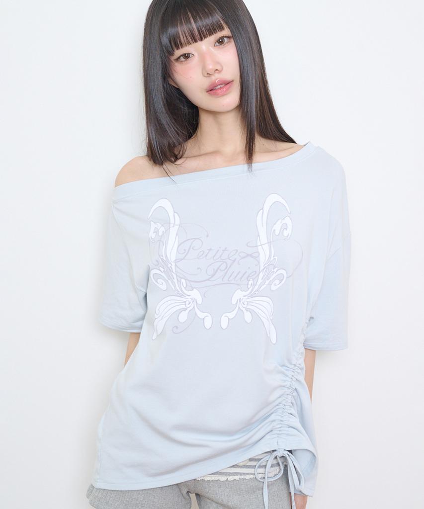 ILLIGO Saeso Fairy One-Shoulder T-Shirt Blue