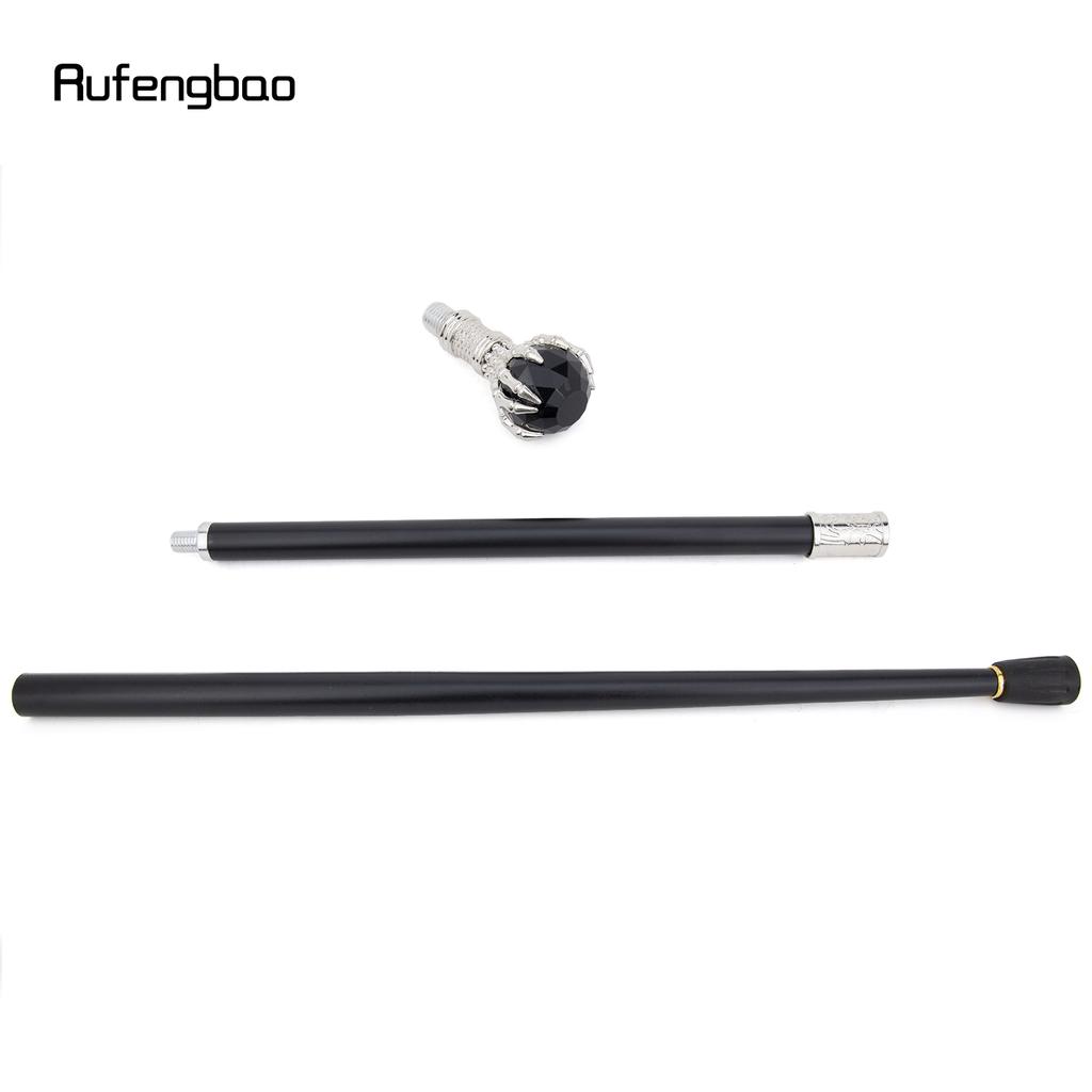 Black Glass Ball White Steampunk Cane Fashion Decorative Stick Gentleman Luxury Crosier Knob Steampunk & Everyday Use 93cm