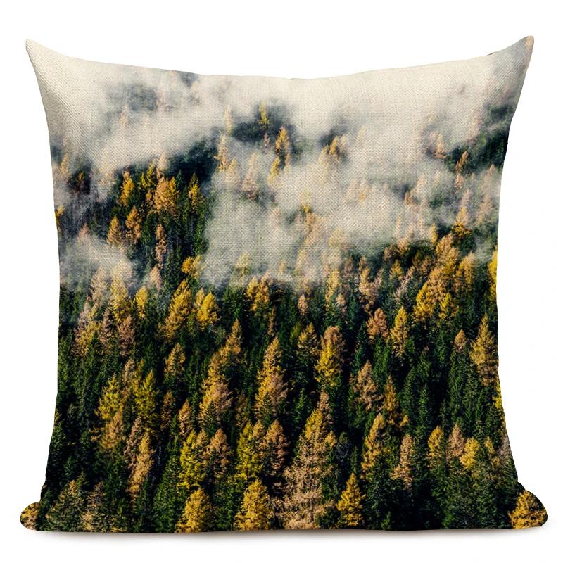 

Чехол для подушки с принтом «Лесное дерево» 45x45 см, наволочка для дивана, для офиса, домашнего декора 450mm*450mm