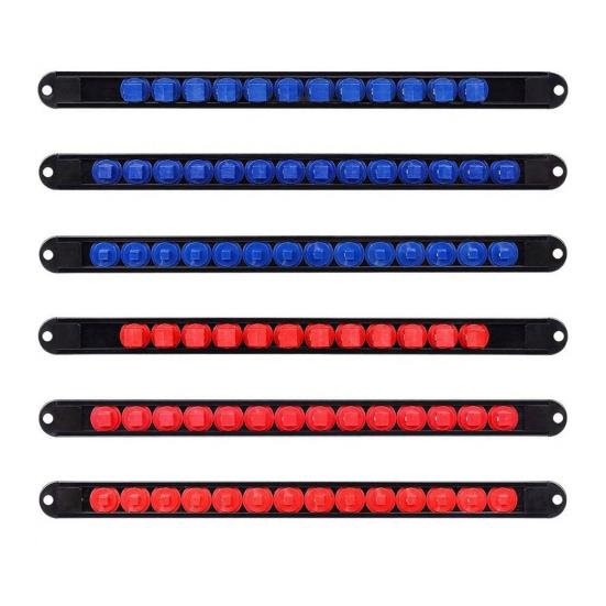 

6Pcs Sleeve Storage Rack Impact-Resistant Wear-Resistant Ultra-Thin Guide Rail Drawer Design Socket Organizer 6pcs