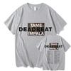 2026 Merch Tame Impala Deadbeat Tour Magliette Vintage Cotone Puro Doppia Faccia Fan Manica Corta Magliette Estetiche Abbigliamento Top