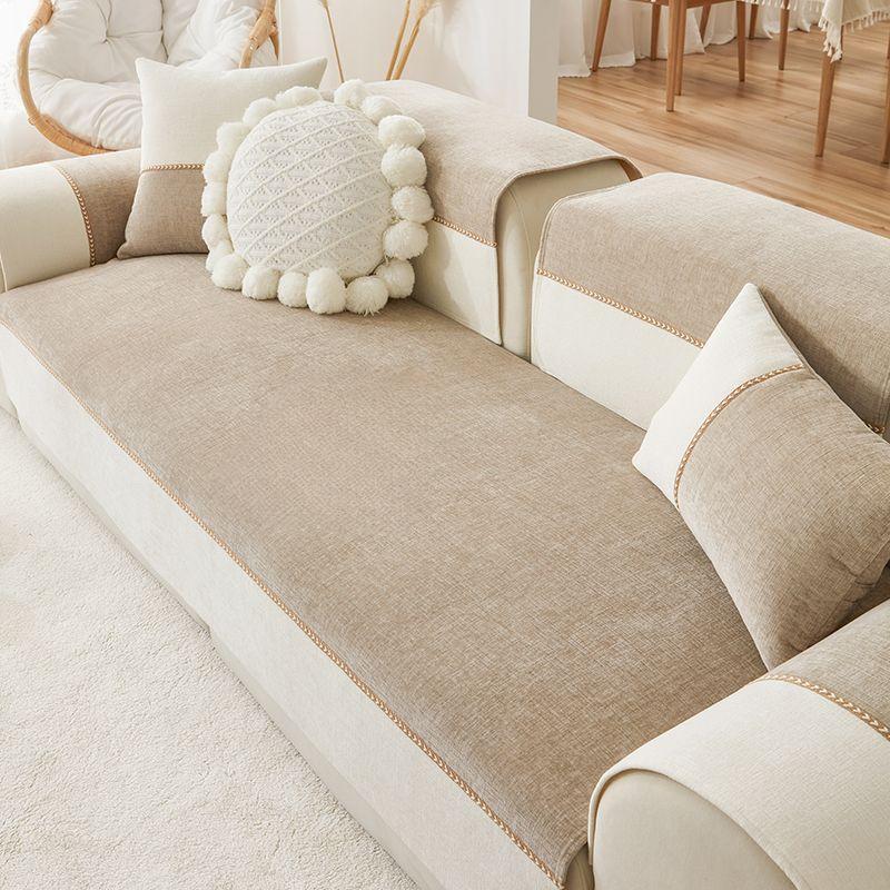 Chenille Sofa Cushion Four Seasons Universal Living Room Sofa Seat Cushion Sofa Slipcover Towel Cover
