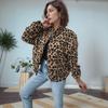 Women's Retro Leopard Print Jacket: American-European Casual Loose Fit