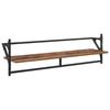 Wall Shelf Set 6 pcs Reclaimed Wood Look 100 x 25 x 30 cm Wood Based Material