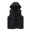 Winter Men Cotton Padded Vest Men Warm Student Coat Korean Slim Jacket Man Sleeveless Hooded Parkas Male Soild Color Waistcoat