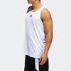 adidas Basketball Jerseys Men's White Moderate Straight Fit EJ5612