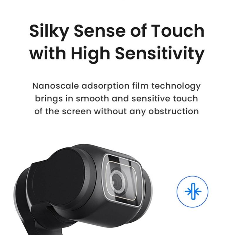 Shockproof High Definition Screen Guard 2.5D Rounded Edges Bubble Less Installation for Pocket 3 Enhancing Durability