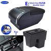 For Honda Fit Armrest For Honda Jazz /WRV Car Armrest Box 2014 2015 2016 2017 2018 2019 2020 Retrofit Parts Interior Storage Box