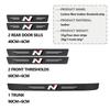 For Hyundai New Car Door Sill Plate Sticker Anti-scratch Strip Trunk Protection Decals N Line Tuscon NX4 I20 I30 I10 Sonata HH52