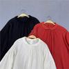 Johnature Thin Lace Trim Shirt Vintage Long Sleeve Top For Spring Autumn Women Shirts