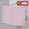 A3 5-Piece Cutting Mat Set with A4 Document Board Clip - Transparent PP Desk Mat for Students' Writing and Drawing
