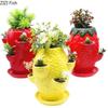Strawberry Lemon Ceramic Vase Creative Porous Plant Pots Table Decoration Flowers Arrangement Floral Vases Pastoral Home Decor