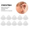 10pcs Hearing Amplifier Ear Plugs Flexible Horn Shaped Silicone Hearing Amplifier Eartip