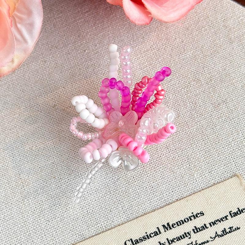 Shoe Decorations Imitation Pearl Colorful Flower Handmade DIY Beaded Shoe Buckle Shoes Decorative Accessories 2026 Fashion New