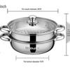 EFULLOT EFSS-S012 Double-Layer Steaming Pot, 28cm