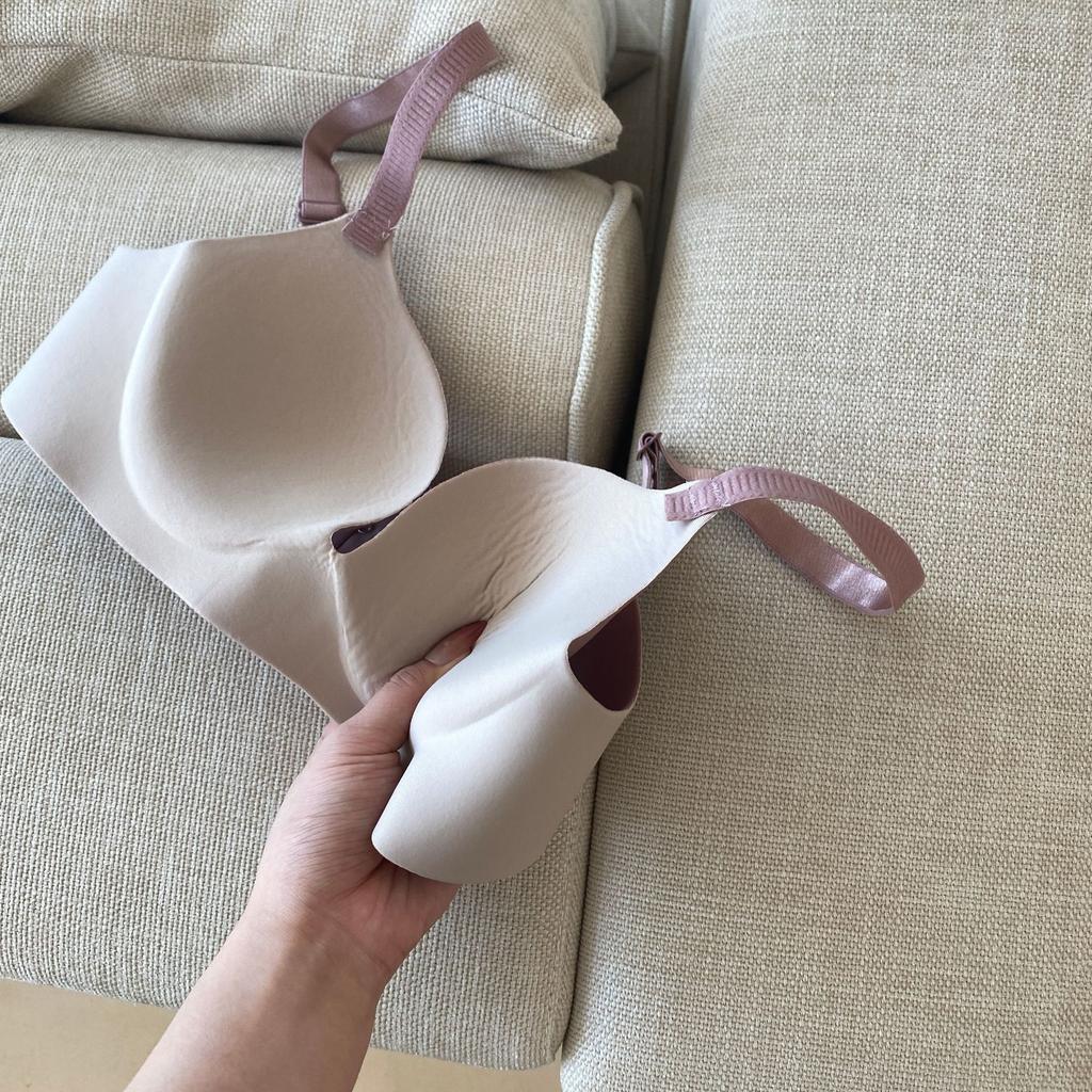 Simple One-piece Seamless Small Chest Gathering Student Underwear Without Steel Ring Adjustment Comfortable Women's Smooth Bra Cover