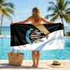 Asciugamano da Spiaggia Calcio Newcastle United Morbido Microfibra Asciugamano Estivo Asciugatura Rapida Assorbente per Spiaggia Piscina Viaggio