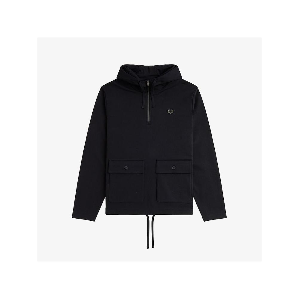 Fred Perry [sport] Heavyweight Pullover Sweatshirt   Black Afpm2438709 102 qzgAfpm2438709 102