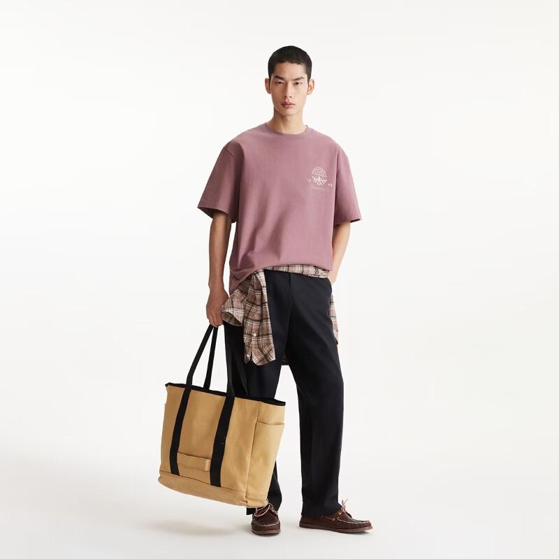 JACK&JONES Men's Tencel Blend 707 Relaxed Fit Pants with Side Logo