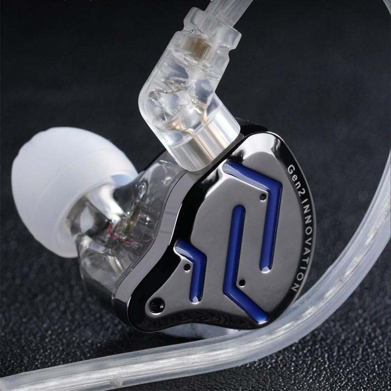 KZ ZSN PRO 2 Wired Earphones 1BA+1DD Hybrid Drive IEM In Ear Monitor Earbuds HiFi Bass Sport Headphones Gaming Headset With Mic