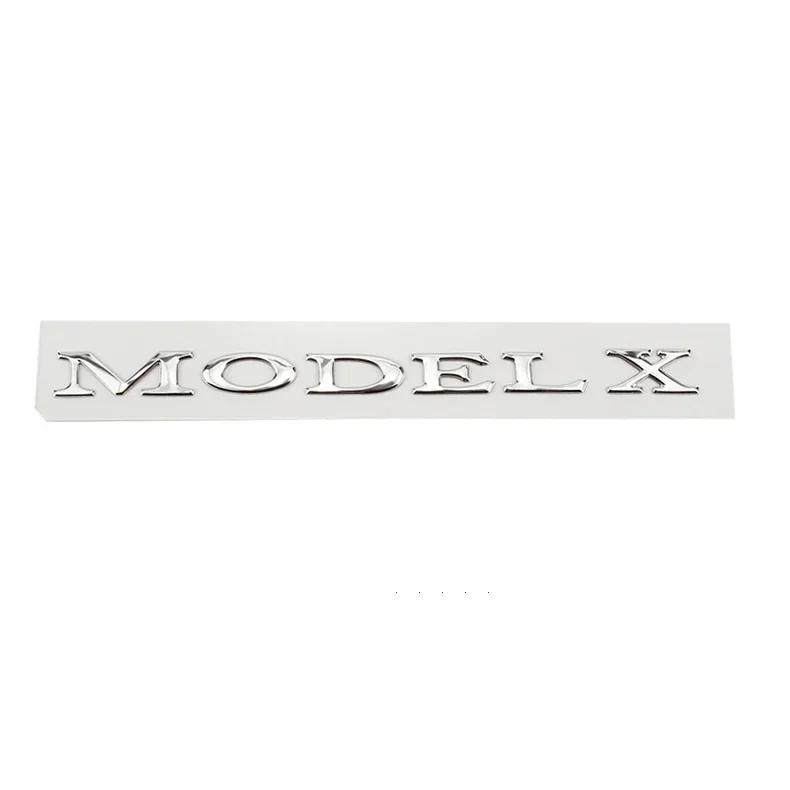 Metal ABS Car Styling Trunk Rear Tail Body Side Badge Sticker for Tesla Model 3 S X Y DUAL MOTOR Emblem Exterior Accessories