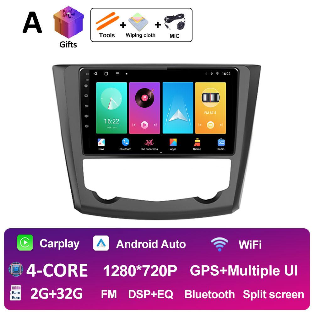GPS Navigation Android14 For Renault Kadjar 2015 2016 2017 2018 2019 Wireless Carplay Autoradio QLED IPS Screen WIFI Accessories