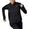 adidas Adizero Laufweste mit Polsterung Slim Fit Reißverschlusskragen Ärmellose Weste Damenwesten Schwarz IX2823