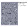 Rhinestone Nail Art Stickers Self-adhesive 5D Embossed Women Manicure Decoration Decals DIY Home Nail Salon Accessories
