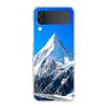 Transparent Phone Case For Samsung Galaxy Z Flip 3 4 5 6 7 Hard Folding PC Z Flip3 Flip4 Cover Mountain Peaks Landscape