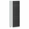 VidaXL Armoire de cuisine Porto noir bois d'ingénierie 854108
