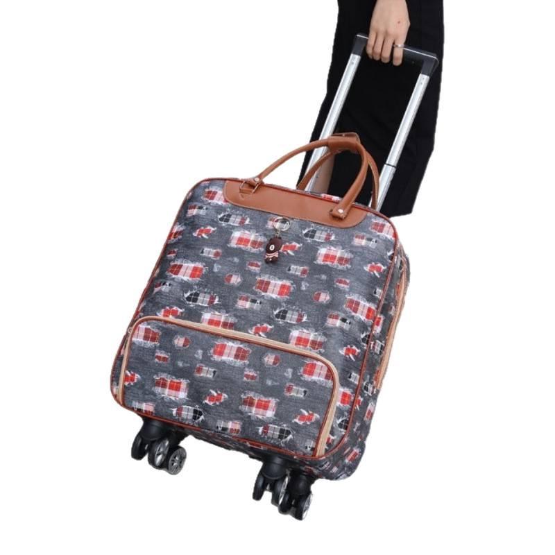 Borsa Trolley Grande Impermeabile da Donna con Ruote Universali