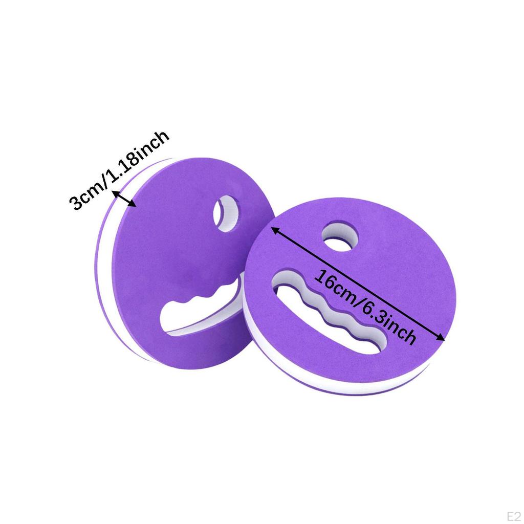 2 Stück Wasserübungs-Scheiben Durchmesser 6,3 Zoll Schwimm-Aerobic-Ausrüstung für Erwachsene Poolschwimmen Männer