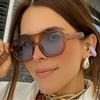 New Vintage Double Bridges Square Women Sunglasses Fashion Brand Designer Eyewear Men Sun Glasses Uv400